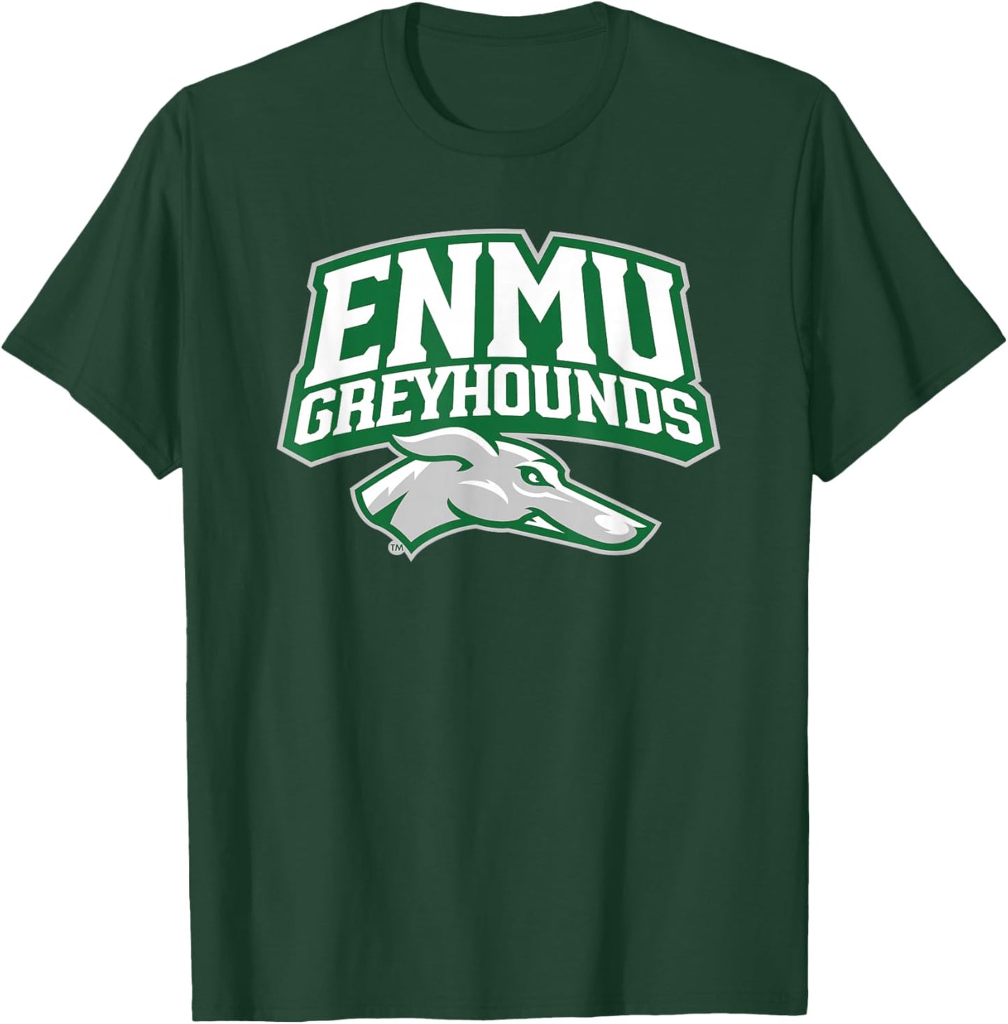 Eastern New Mexico University ENMU Greyhounds Primary Logo T-Shirt - T-Shirt | Forest