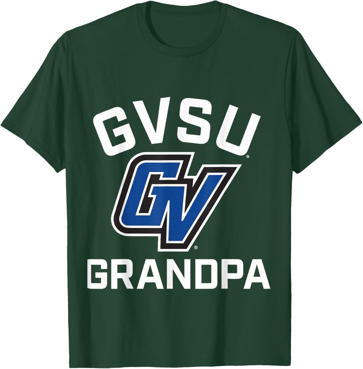 Grand Valley State University GVSU Lakers Arched Grandpa T-Shirt - T-Shirt | Forest