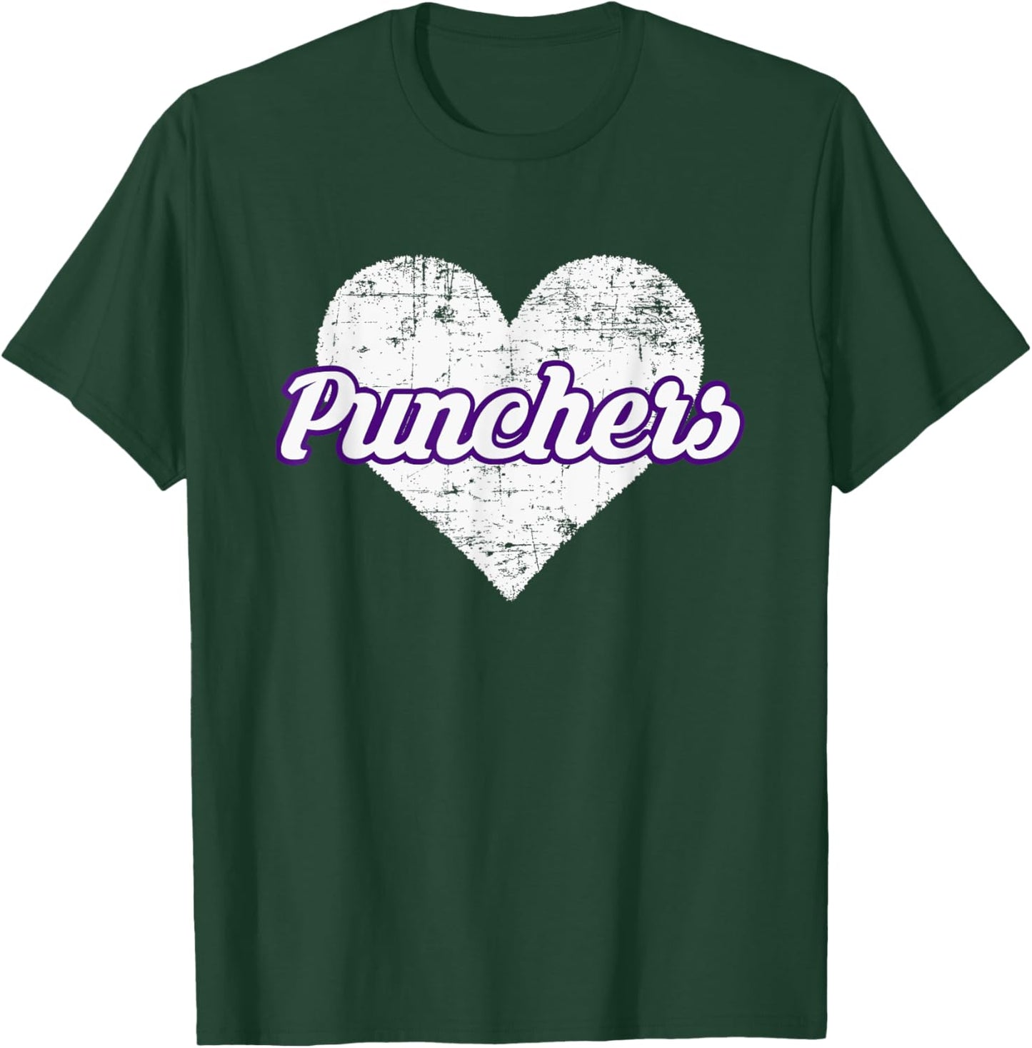 Mason Punchers Over Heart T-Shirt - T-Shirt | Forest