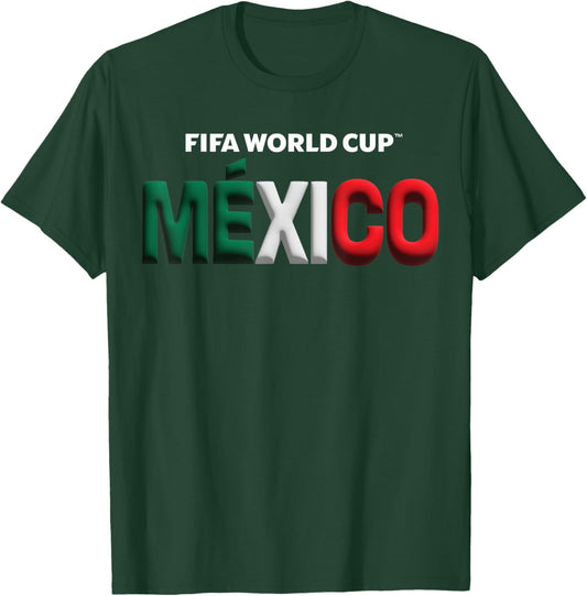 FIFA World CUP26 Mexico Bubble Color T-Shirt - T-Shirt | Forest