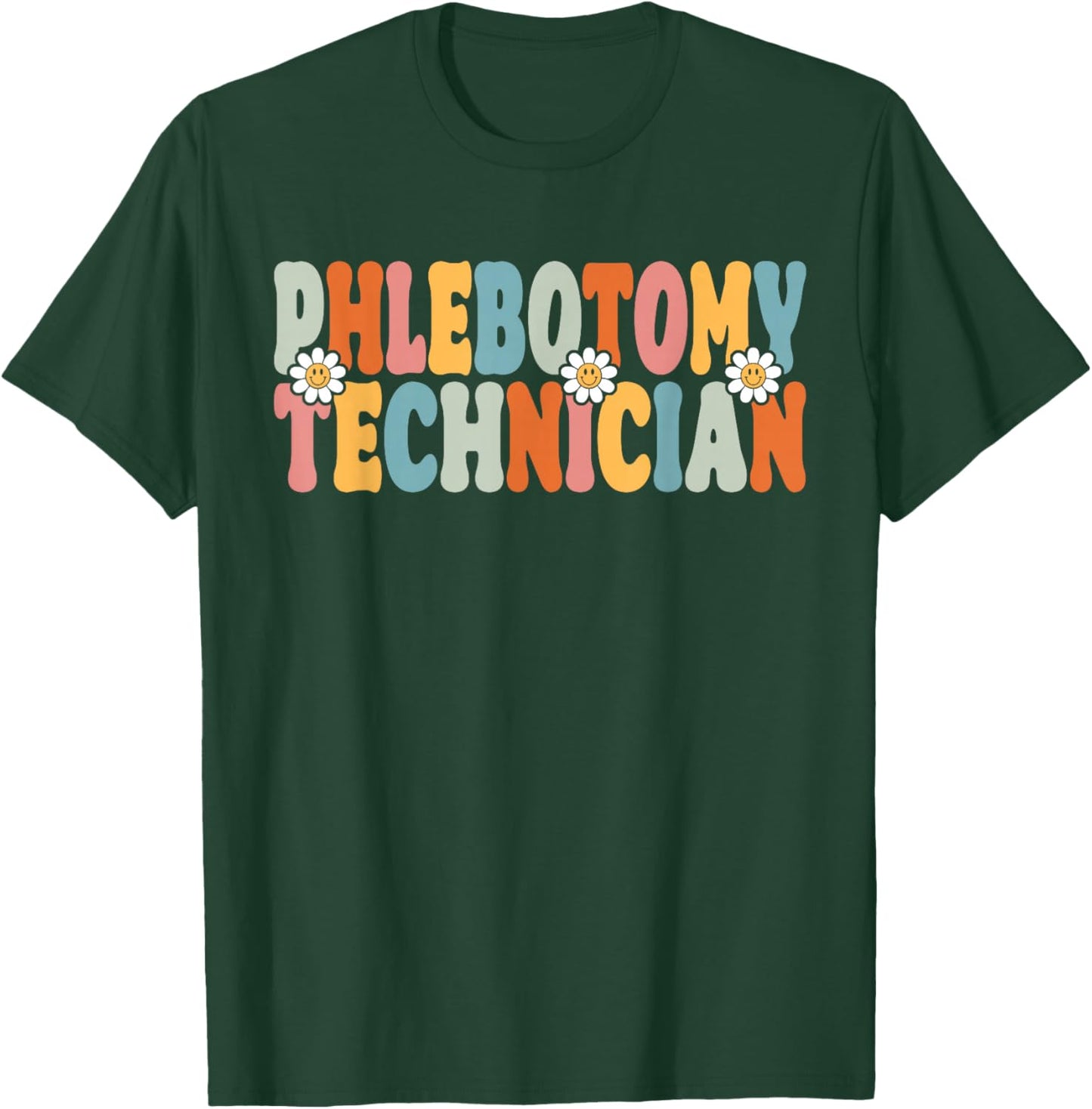 Phlebotomy Technician Back To School Phlebotomist T-Shirt - T-Shirt | Forest