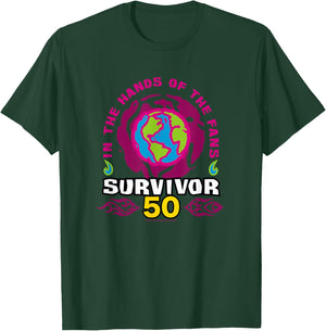 Survivor Earth Tribe Officially Licensed T-Shirt - T-Shirt | Forest