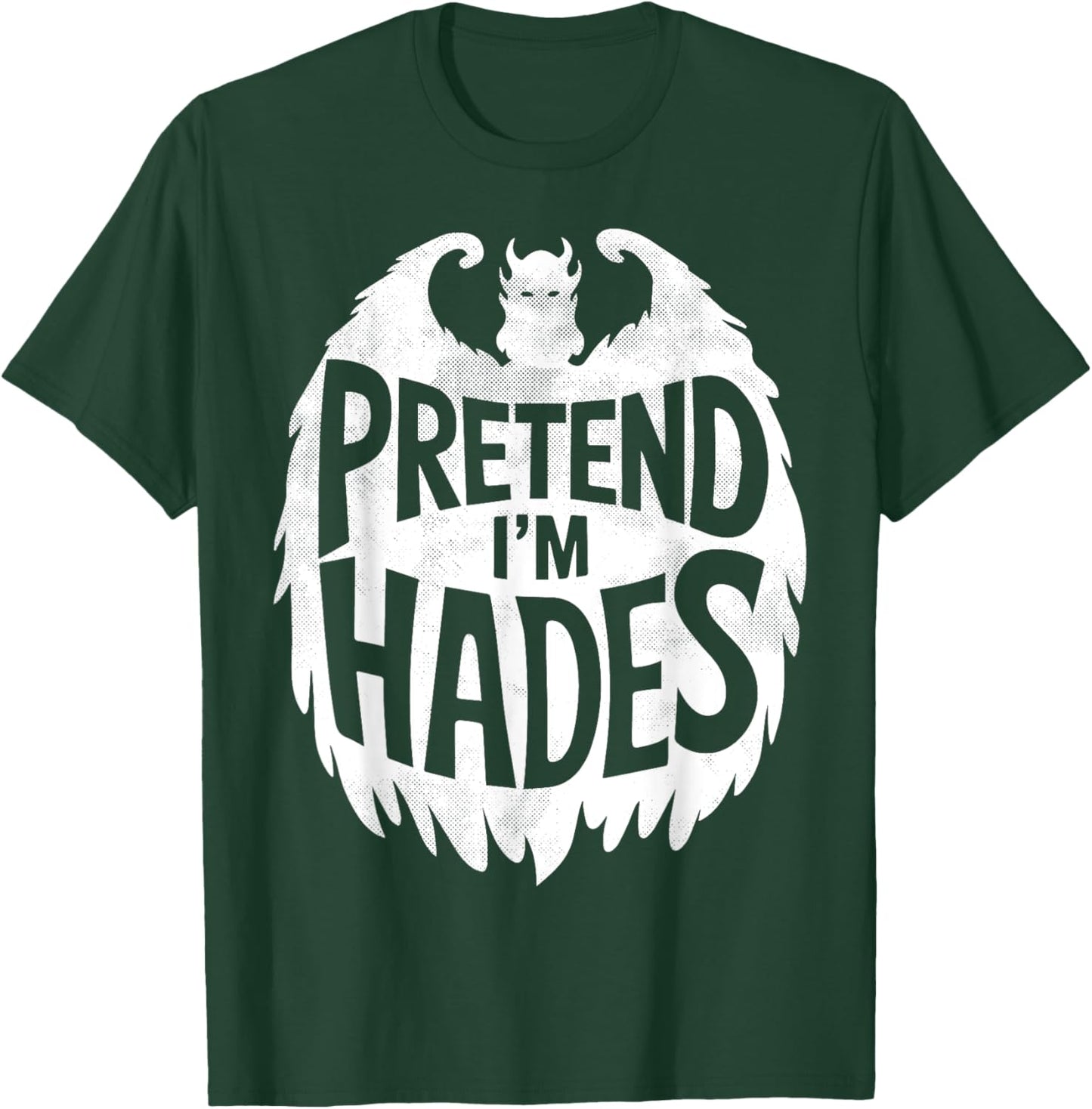 Funny Group Easy Adult Halloween Costumes Pretend I'm Hades T-Shirt - T-Shirt | Forest