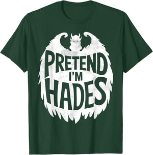 Funny Group Easy Adult Halloween Costumes Pretend I'm Hades T-Shirt - T-Shirt | Forest