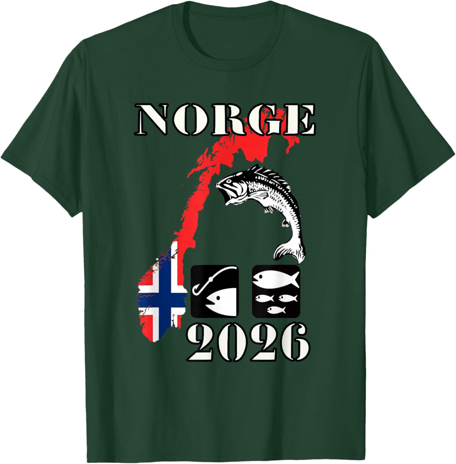 2026 Norway T-Shirt - T-Shirt | Forest