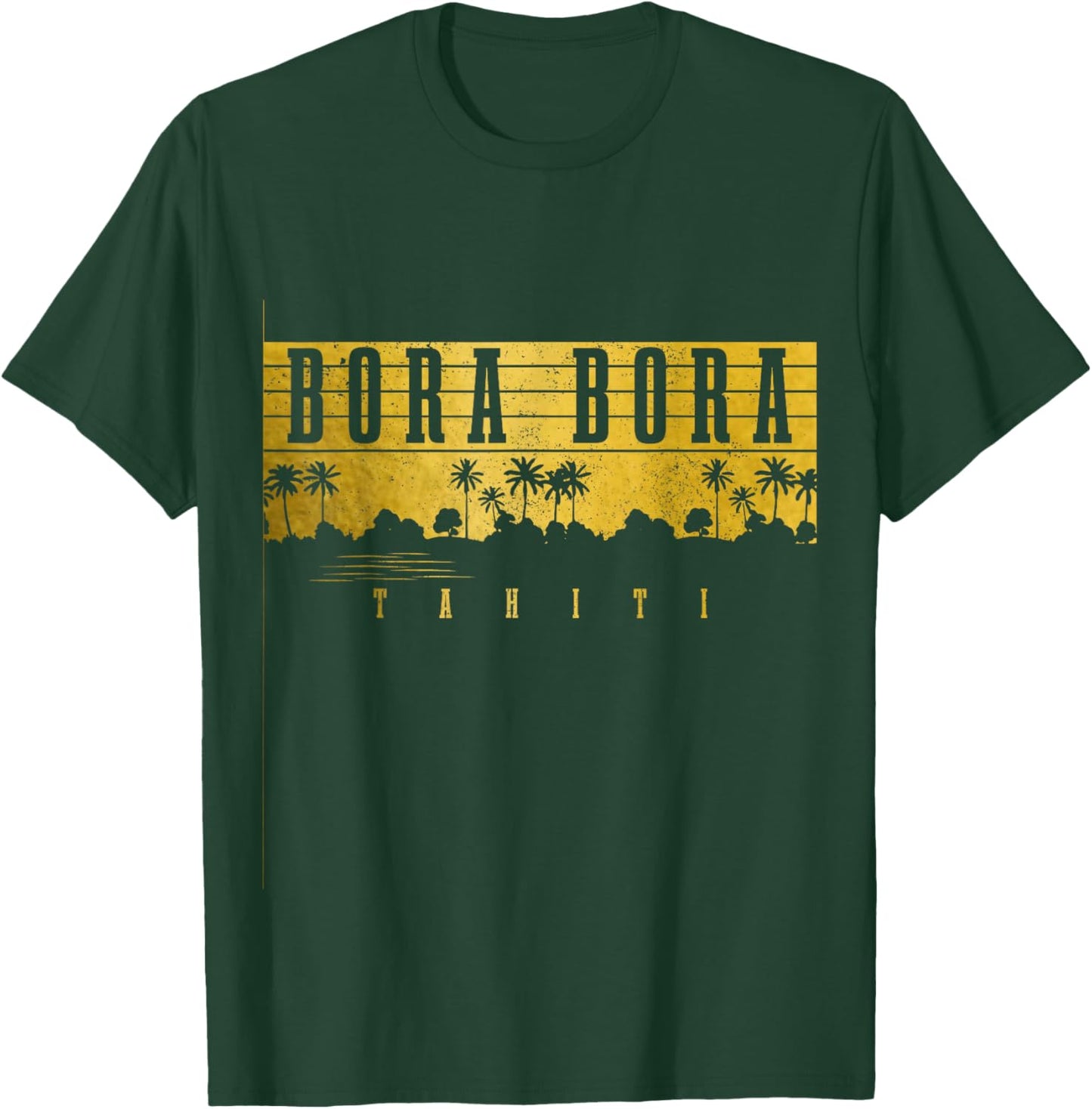 Bora Bora Tahiti Beach Vacation Vintage Souvenir T-Shirt - T-Shirt | Forest