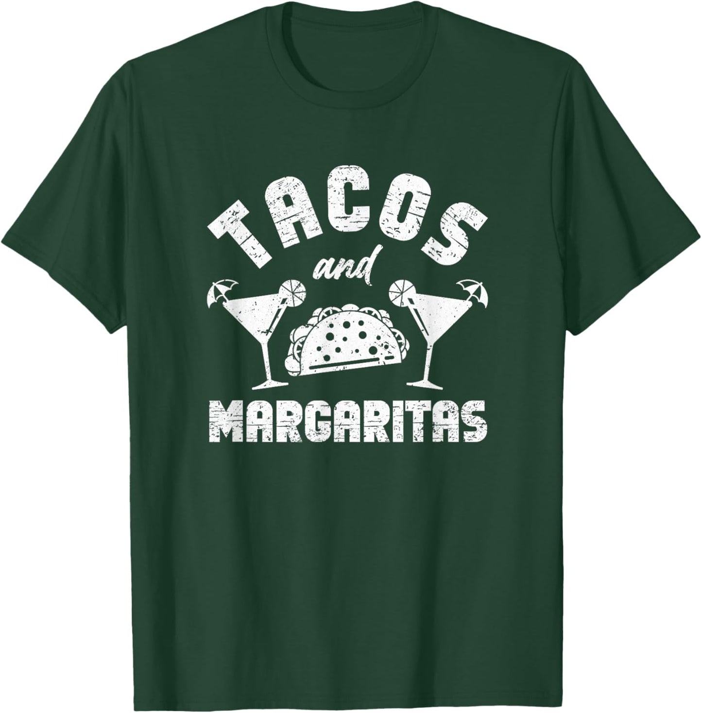 Tacos and Margaritas Men and Adult Cinco de Mayo T-Shirt - T-Shirt | Forest