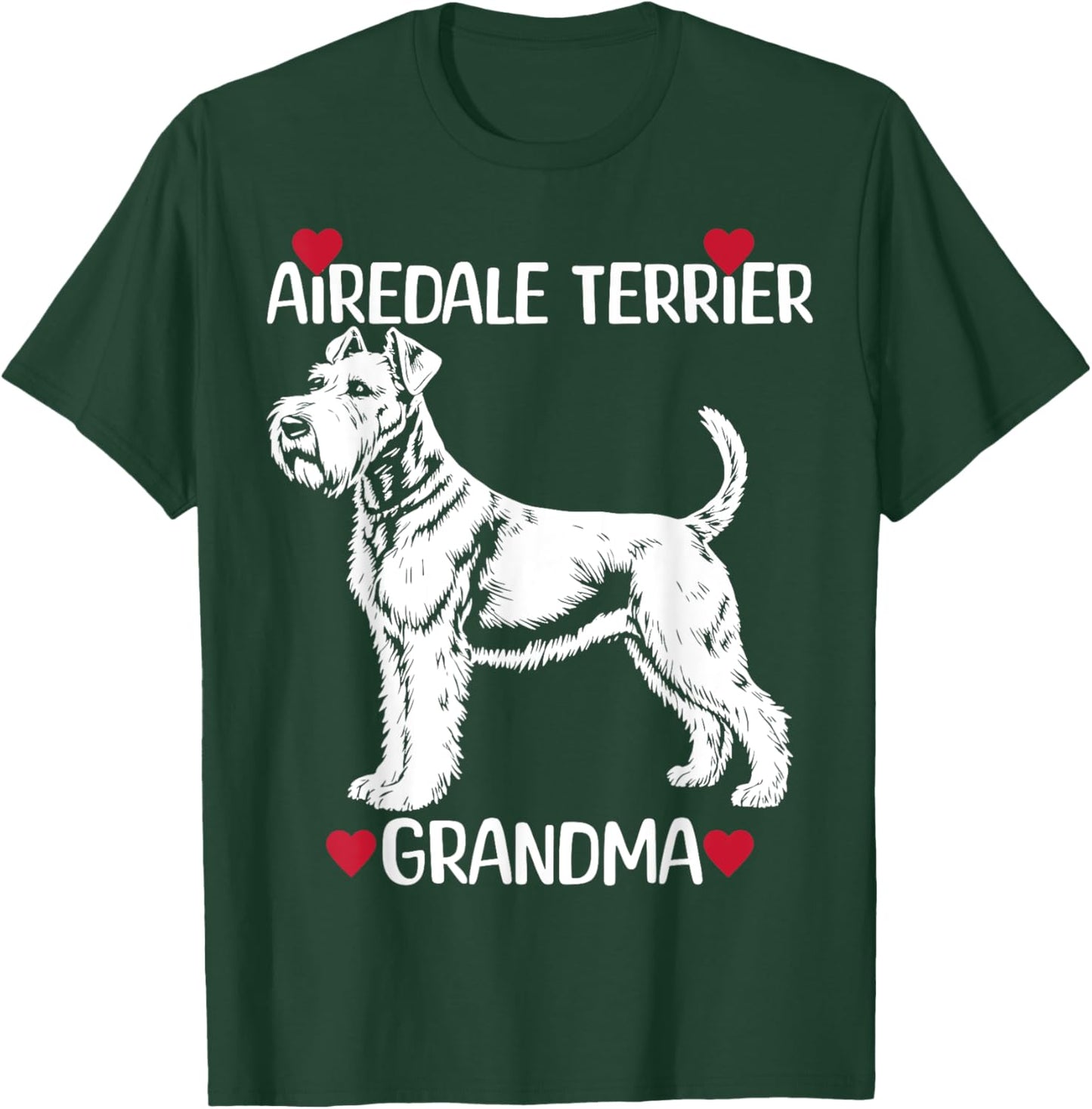Airedale Terrier Grandma T-Shirt - T-Shirt | Forest