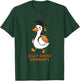Silly Goose Graduate Graduation Cap Diploma T-Shirt - T-Shirt | Forest