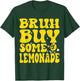 Lemon Stand Hustler Funny Lemonade Business Entrepreneur T-Shirt - T-Shirt | Forest