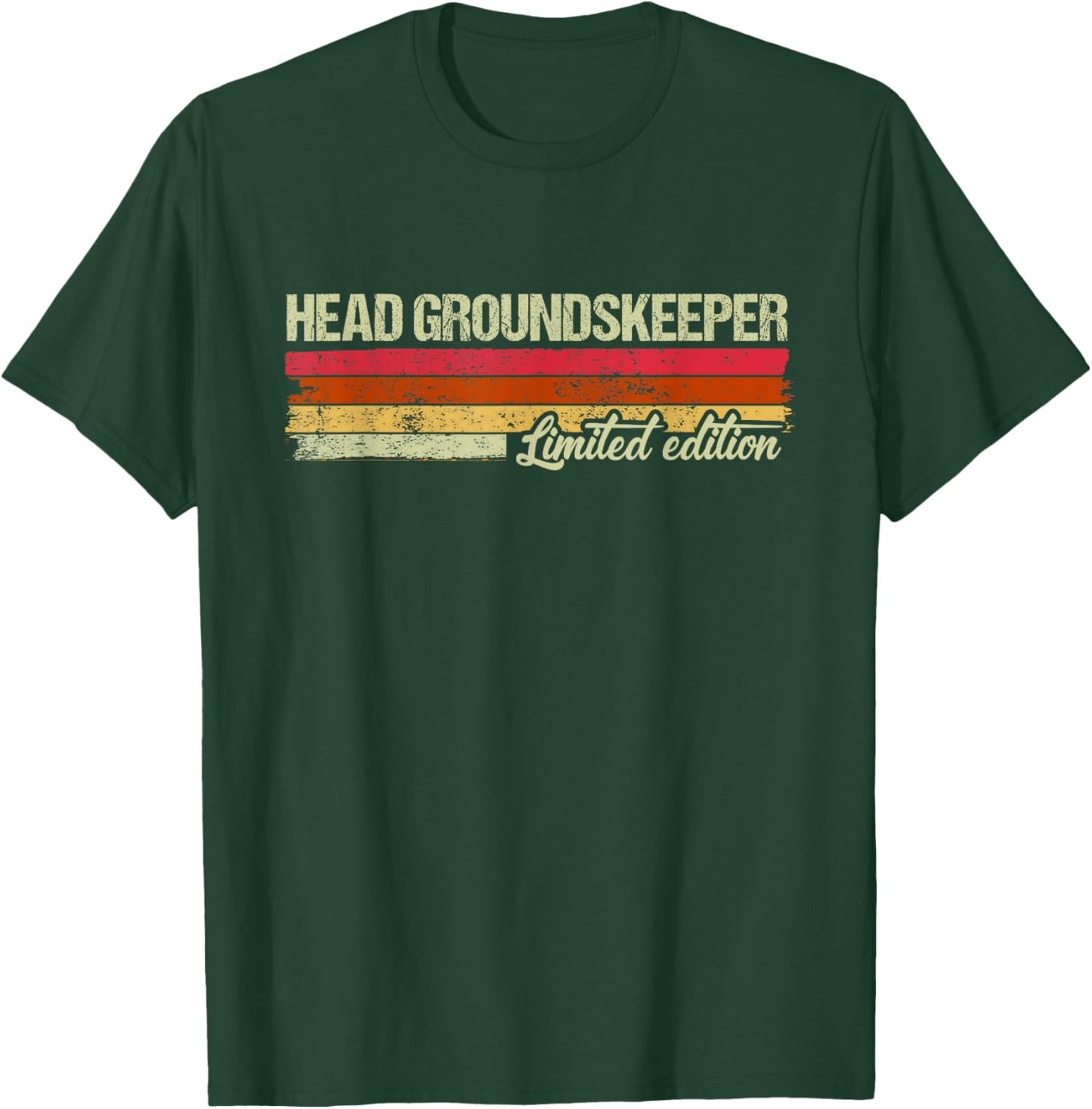 Vintage Head Groundskeeper Limited Edition T-Shirt - T-Shirt | Forest