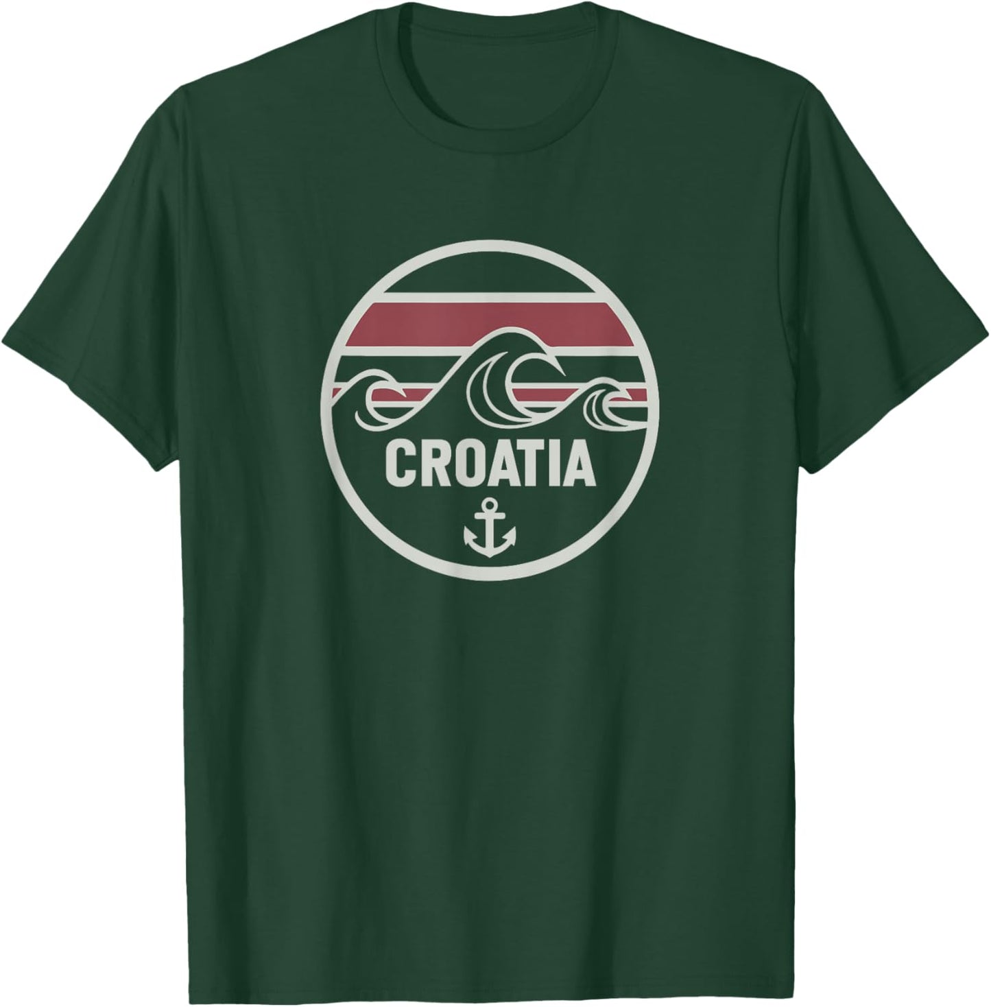 Croatia Graphic Souvenirs T-Shirt - T-Shirt | Forest
