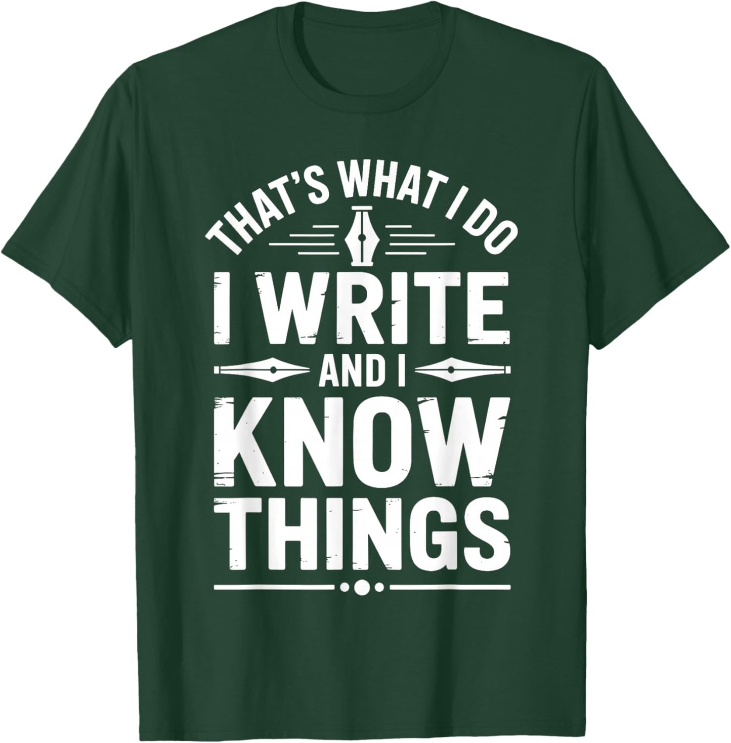 Funny Novelty Writer Art Women Author & Screenwriter T-Shirt - T-Shirt | Forest