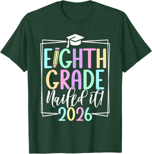 8th Grade 2026 Middle School Graduation T-Shirt - T-Shirt | Forest