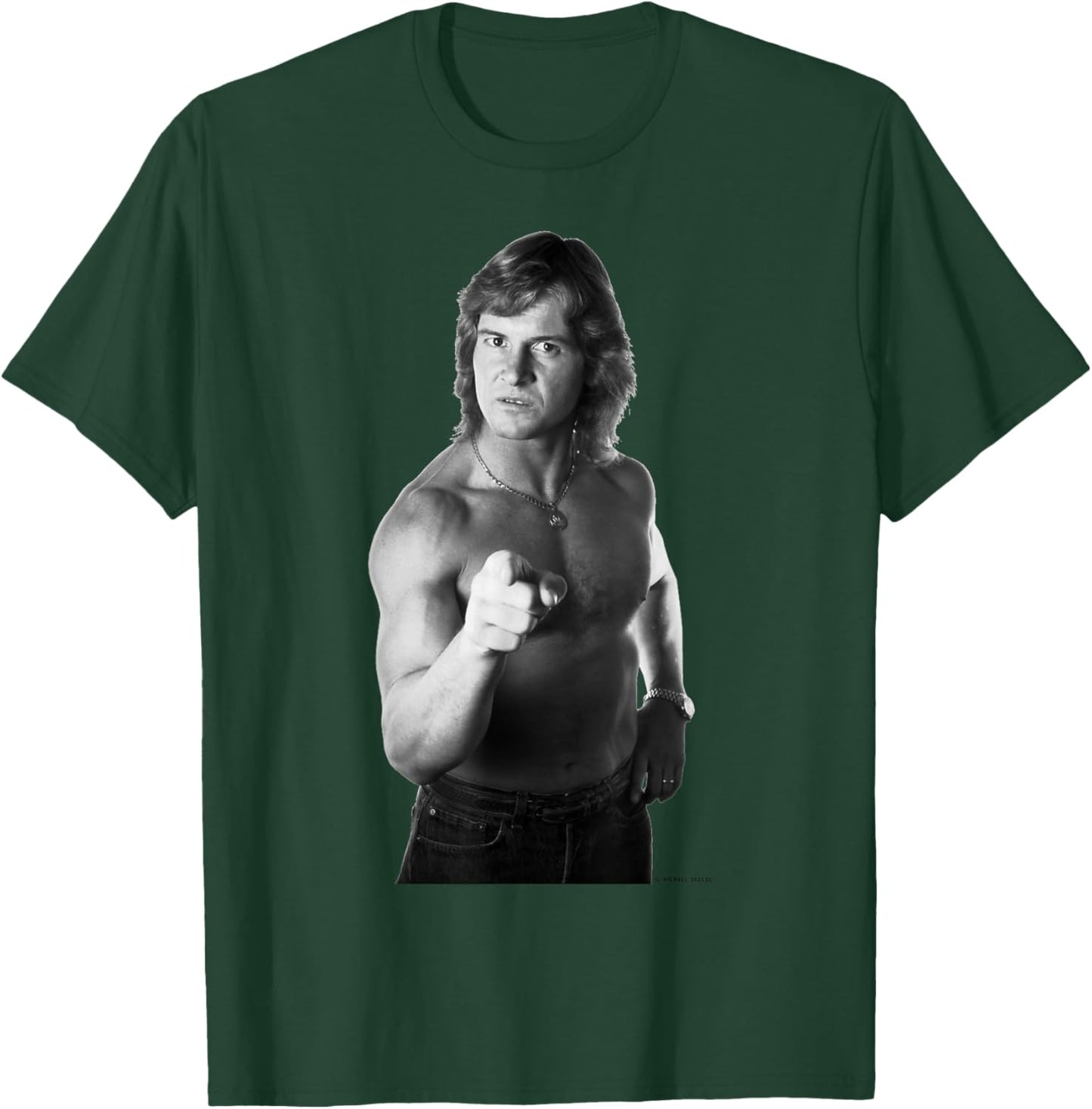 Wrestler Roddy Piper Actor They Live By Michael Grecco T-Shirt - T-Shirt | Forest