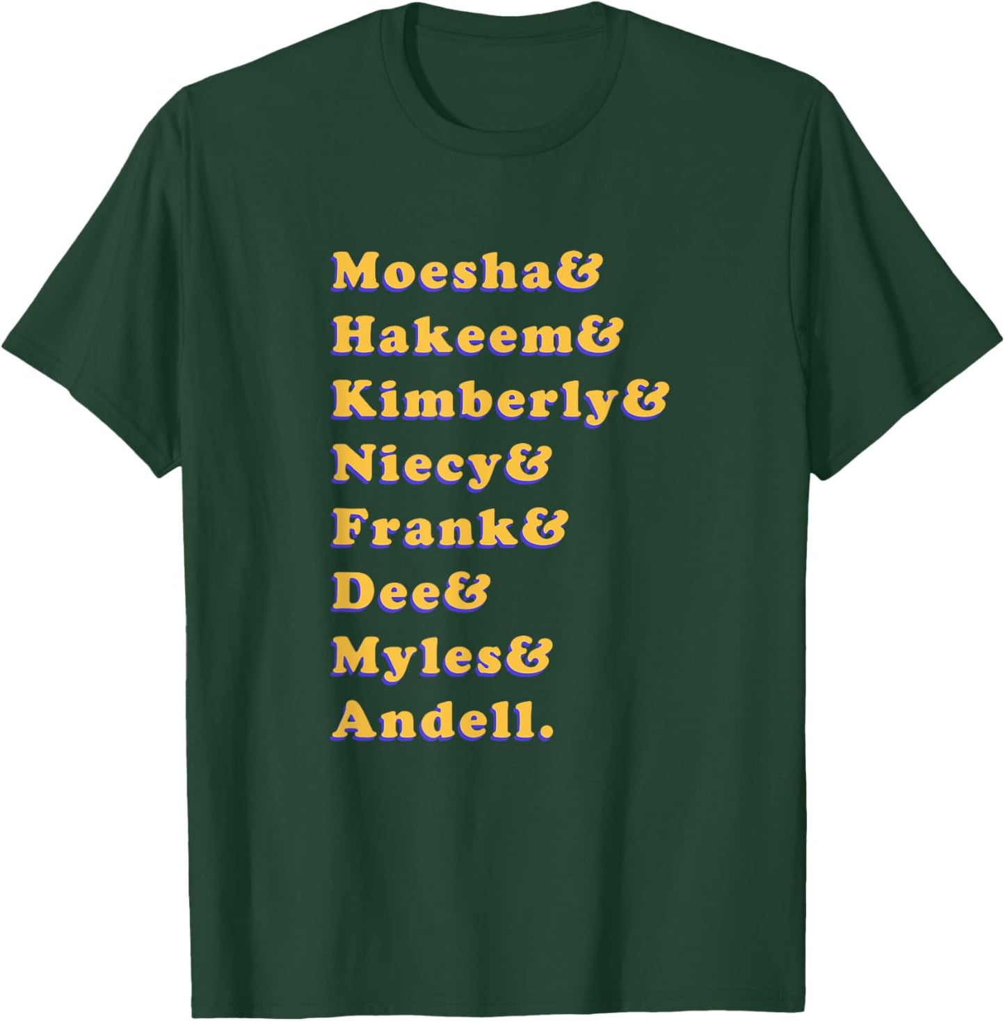 90s List Moesha Hakeem Kim T-Shirt - T-Shirt | Forest