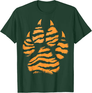 Cool Tiger Print Paw Tiger Love | Animal Print Design T-Shirt - T-Shirt | Forest