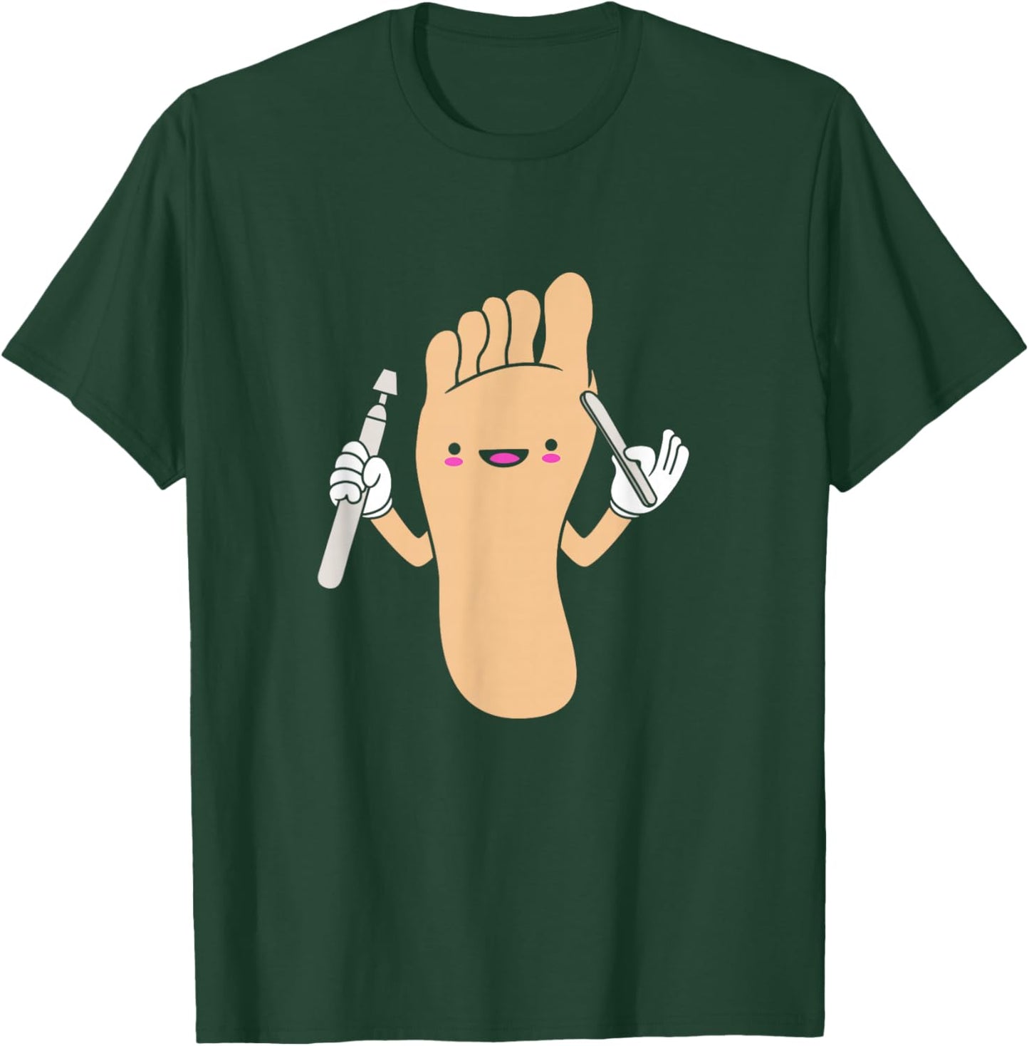 Funny Podiatrist Cute Foot Doctor Podiatry T-Shirt - T-Shirt | Forest