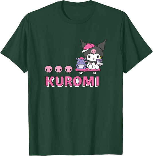Hello Kitty - Kuromi Charakter mit Bär T-Shirt - T-Shirt | Forest