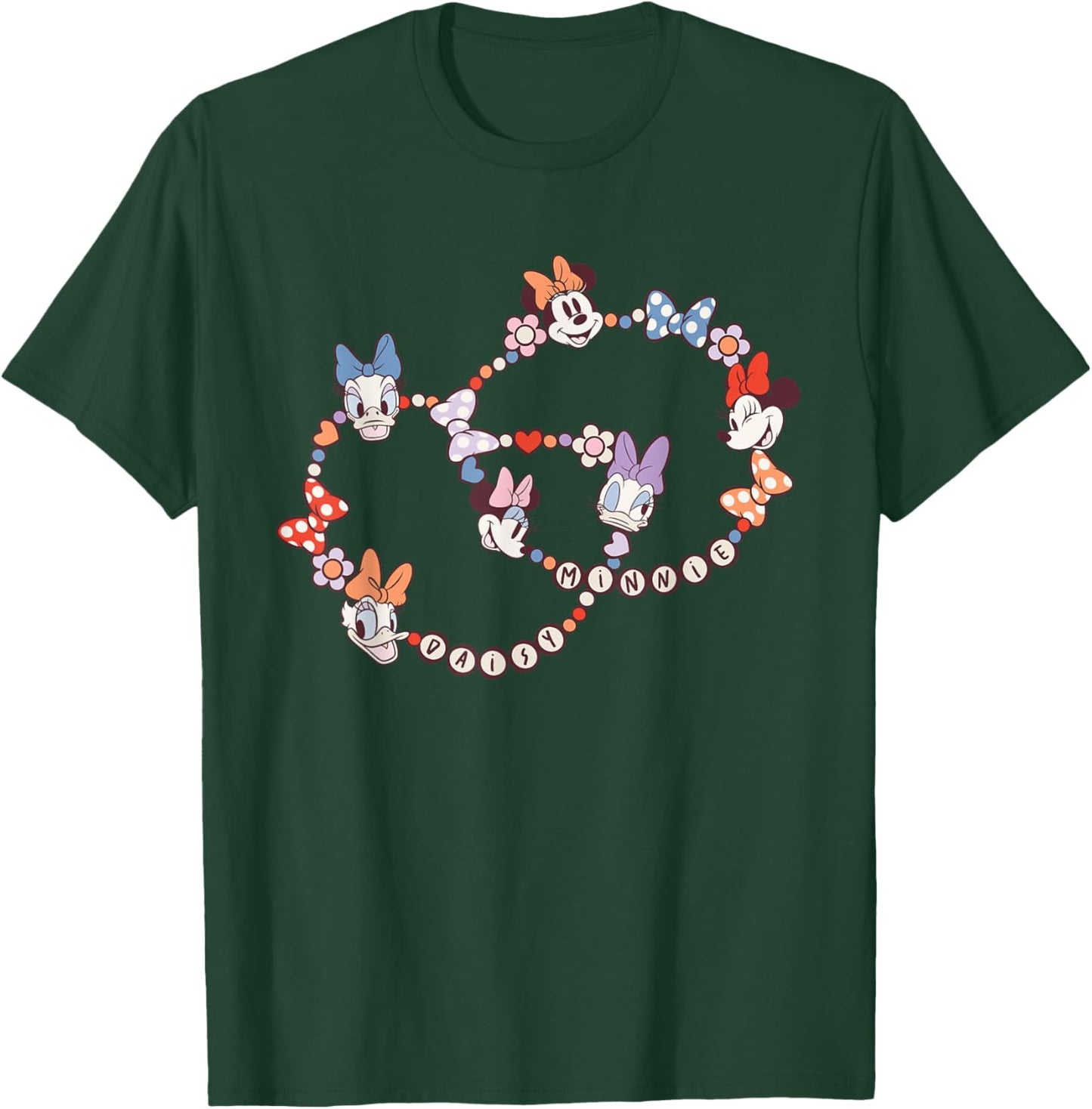 Disney Minnie and Daisy BFF's Matching Friendship Bracelets T-Shirt - T-Shirt | Forest