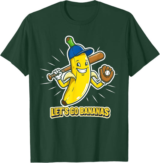 Funny Banana Shirts Gift , Lets Go Bananas T-Shirt - T-Shirt | Forest