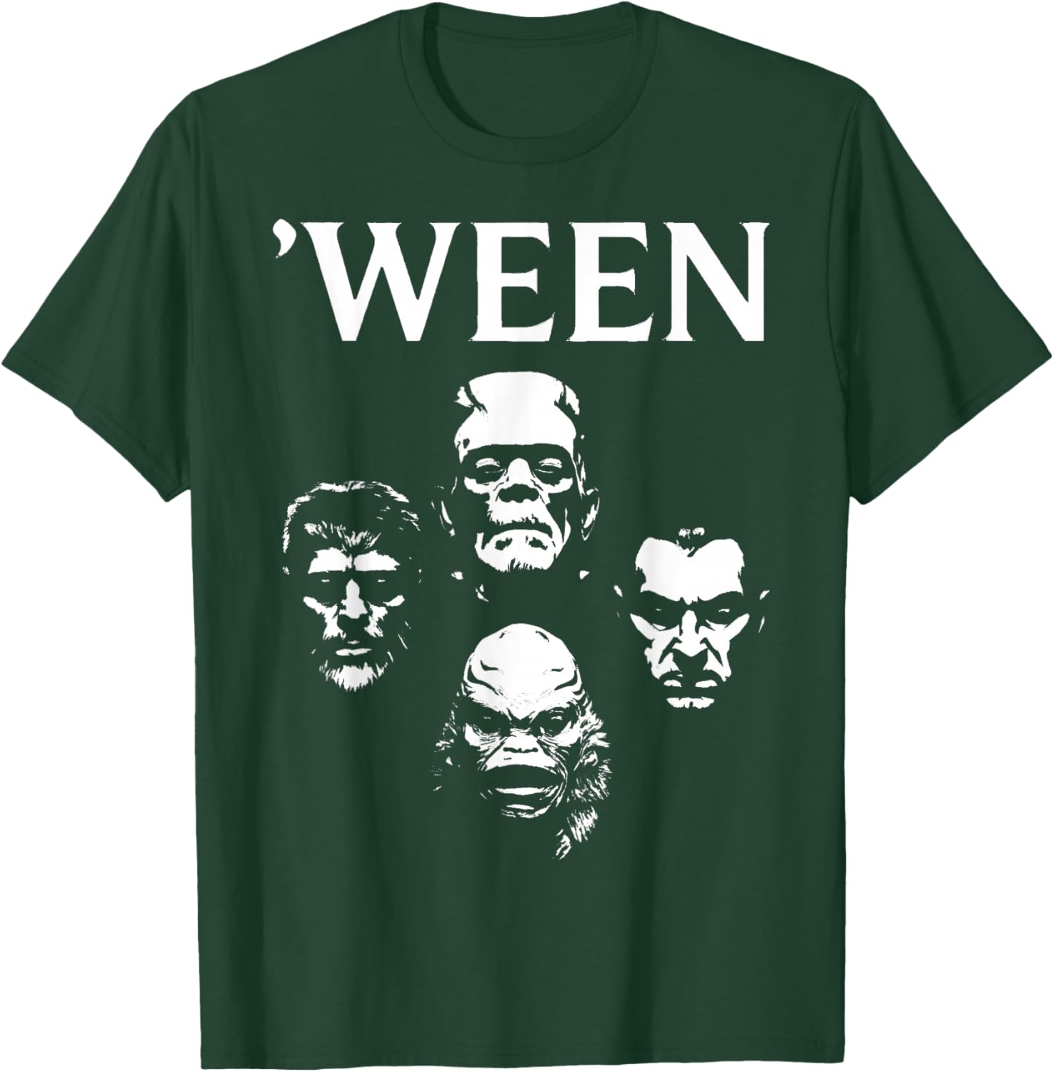 Horror Movie Halloween Classic Monster Costume Party T-Shirt - T-Shirt | Forest
