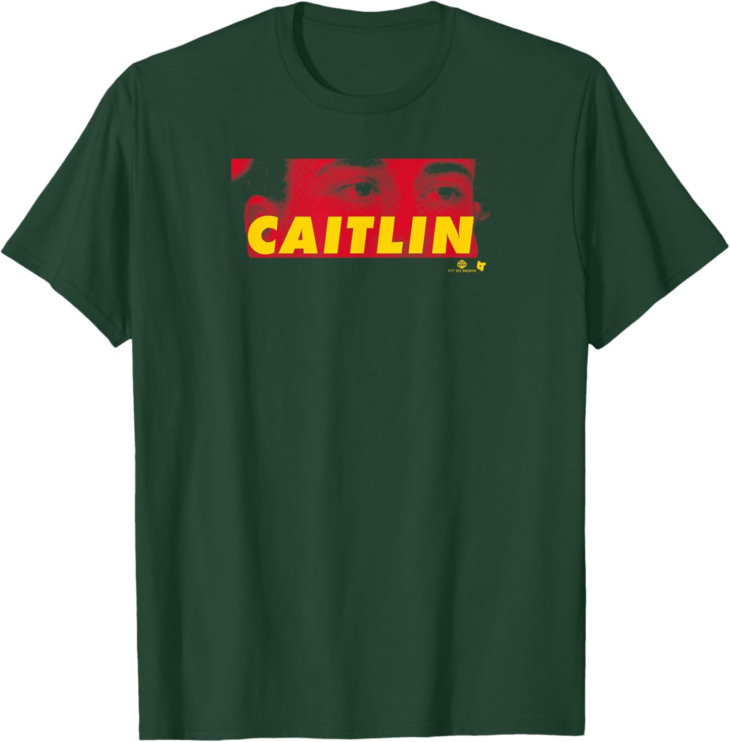 Caitlin Clark - Caitlin Eyes - Indiana Basketball T-Shirt - T-Shirt | Forest