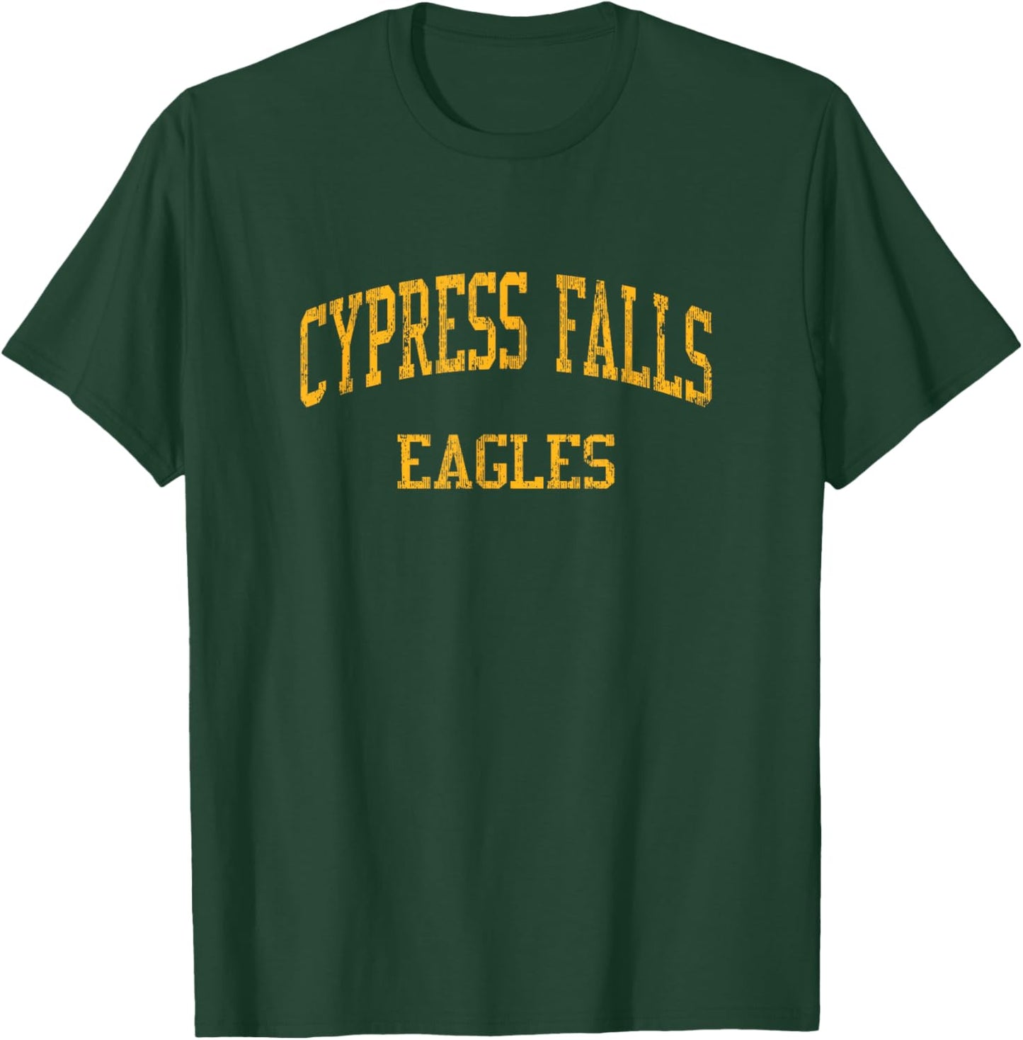 Cypress Falls High School HS Houston TX Vintage Sports T-Shirt - T-Shirt | Forest