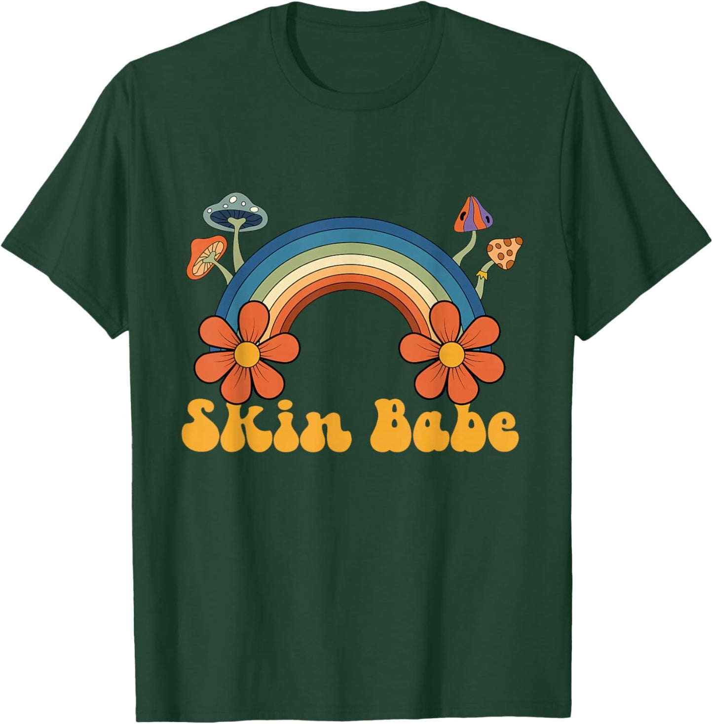 Skin Babe Skincare Dermatologist Esthetician T-Shirt - T-Shirt | Forest