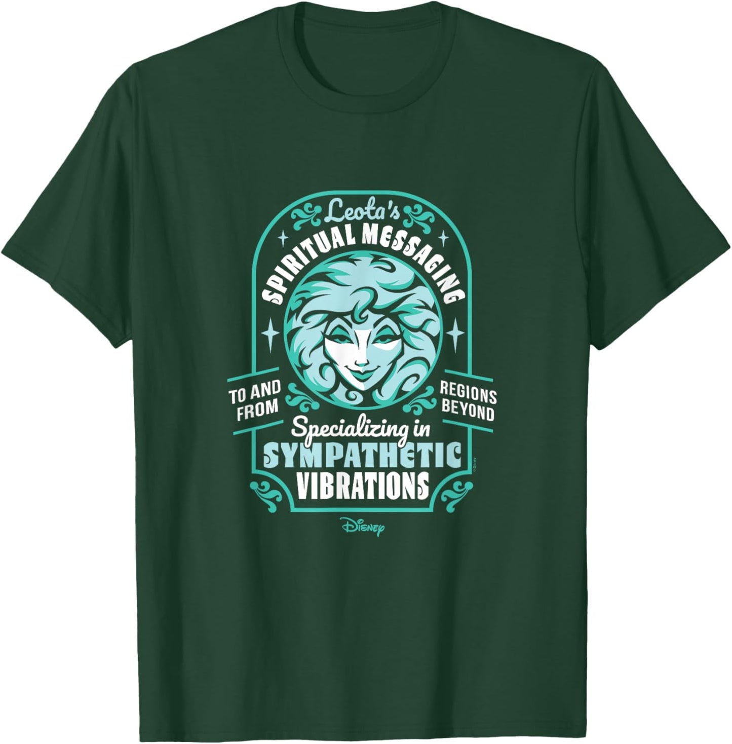 Disney - Haunted Mansion Parks Attraction - Leota's Message T-Shirt - T-Shirt | Forest