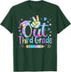 Peace Out Third Grade Cute Tie Dye Last Day Of 3rd Grade T-Shirt - T-Shirt | Forest