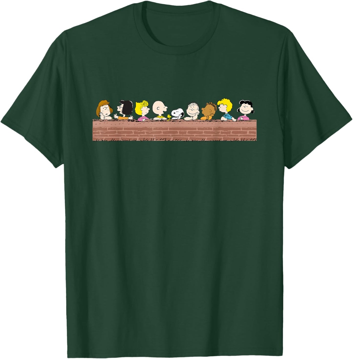 Peanuts The Gang Chilling T-Shirt - T-Shirt | Forest