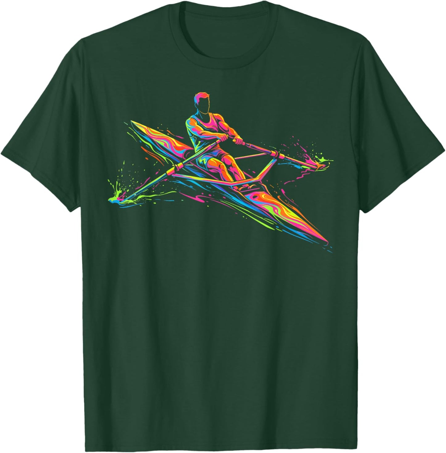 Rowing Player Children and Boys T-Shirt - T-Shirt | Forest