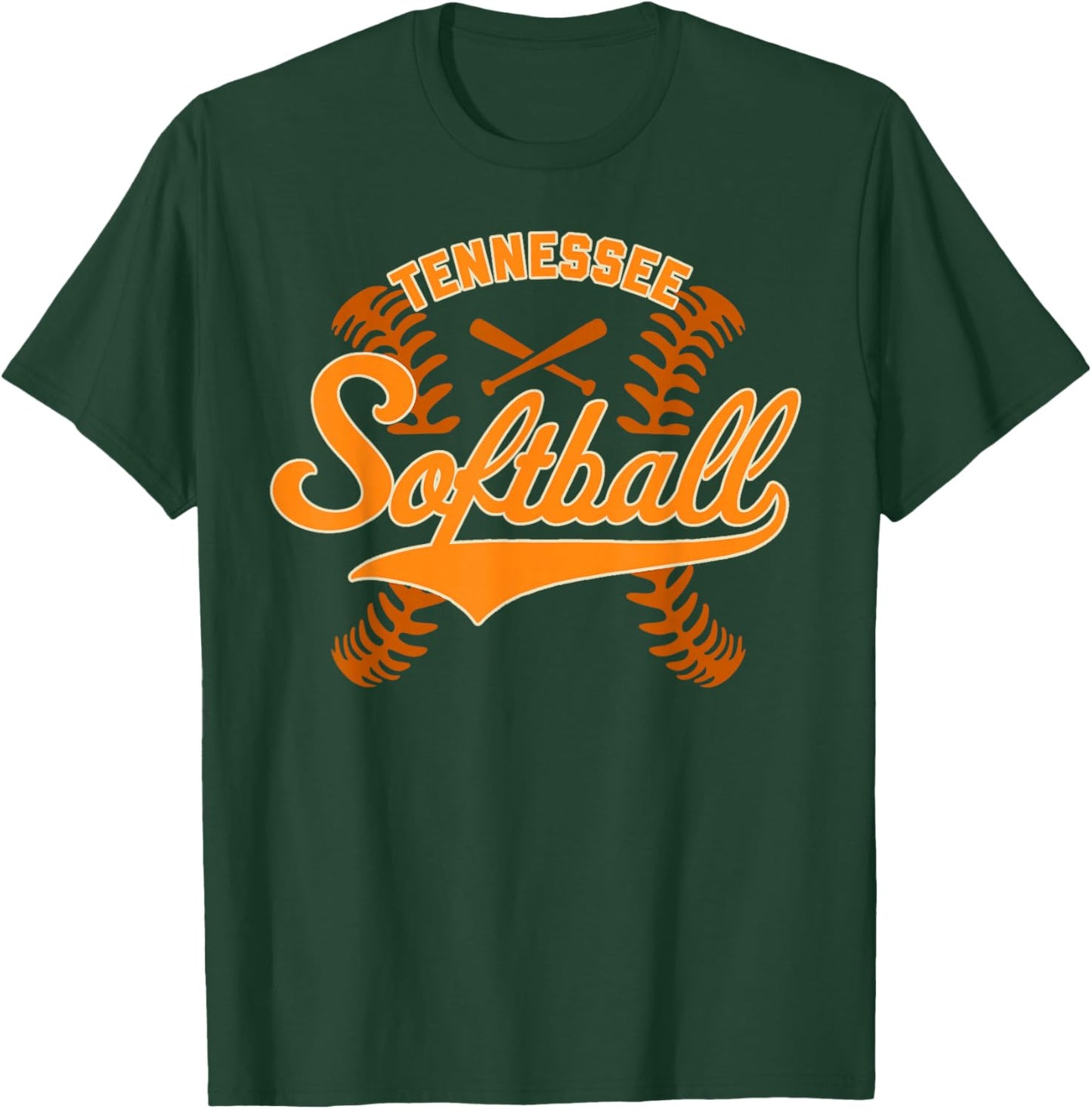 Tennessee Softball T-Shirt - T-Shirt | Forest