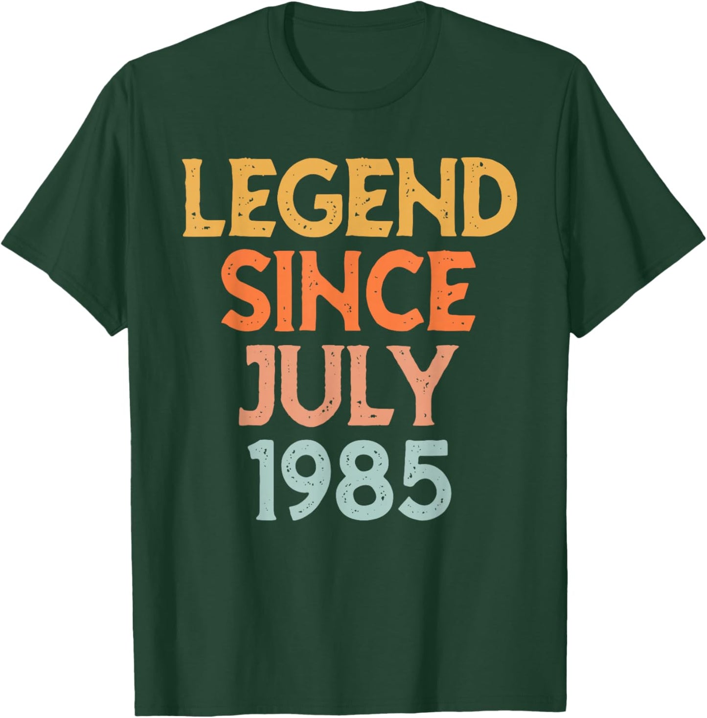 Vintage 1985 pour Hommes Femmes 41 Ans Juillet 41e Anniversaire T-Shirt - T-Shirt | Forest