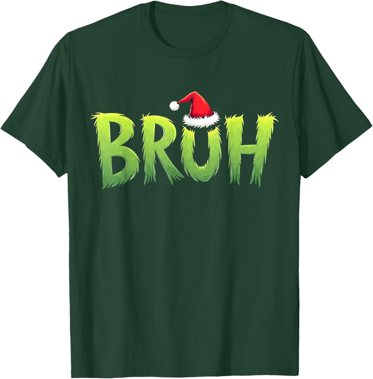 Bruh Christmas Kids Teens Boys Funny Christmas humor Meme T-Shirt - T-Shirt | Forest