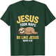 Jesus Took Naps Bible Verse Sleeping Sloth Christian Pajamas T-Shirt - T-Shirt | Forest