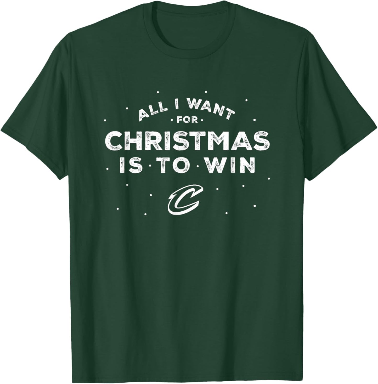 NBA Cleveland Cavaliers Christmas All I Want Is To Win T-Shirt - T-Shirt | Forest