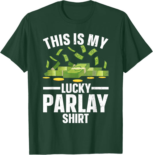Funny Sports Betting Art Women Parlay Sports Gambler T-Shirt - T-Shirt | Forest