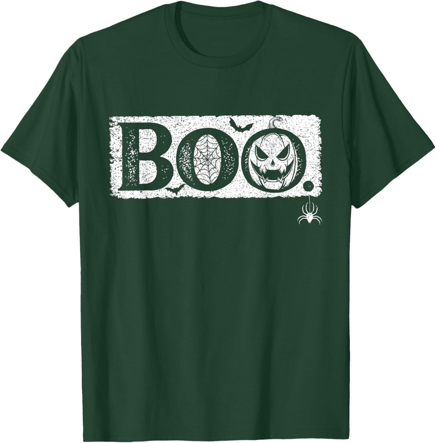 Vintage Halloween Pumpkin Boo Funny Costume Men Women Kids T-Shirt - T-Shirt | Forest