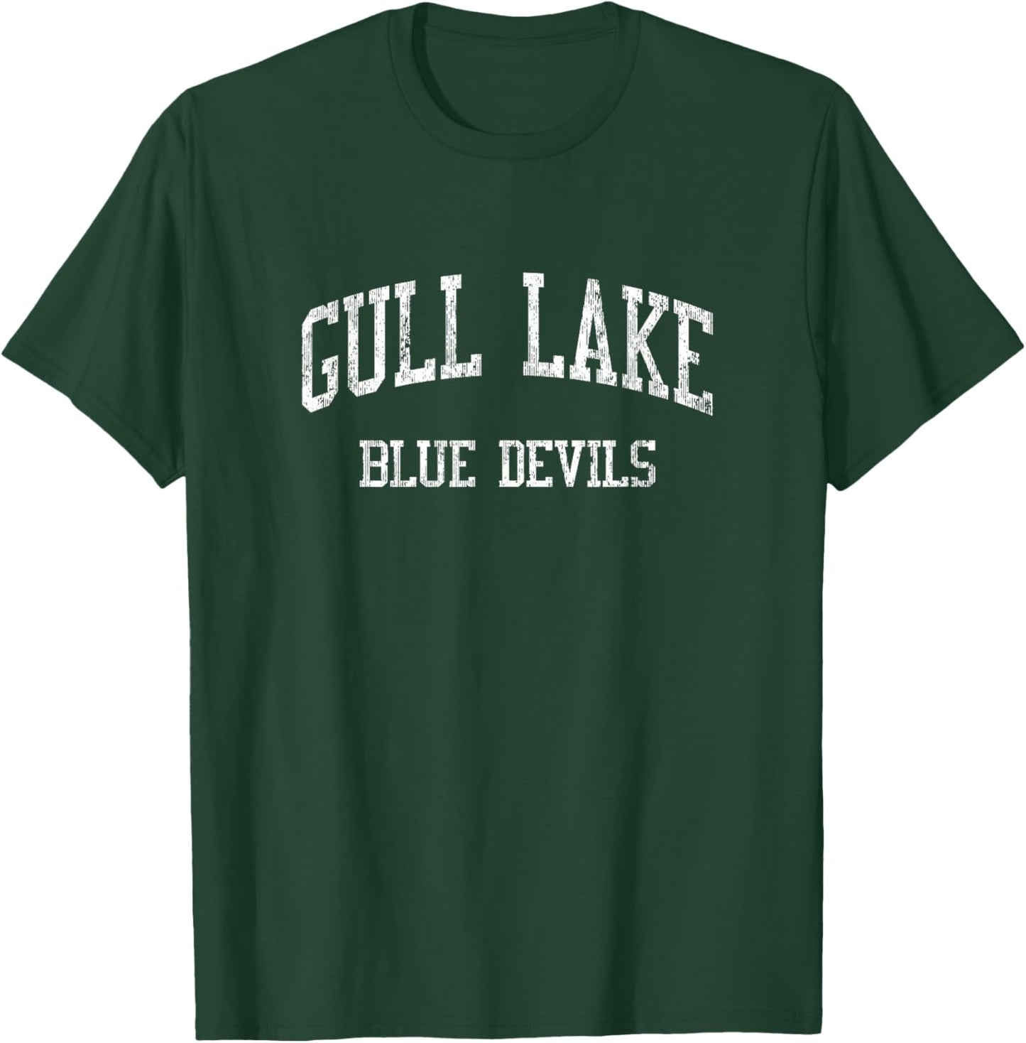 Gull Lake High School HS Richland MI Vintage Sports T-Shirt - T-Shirt | Forest