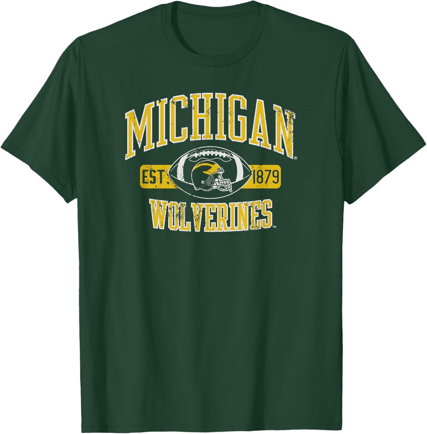 Michigan Wolverines Football Sack Navy Officially Licensed T-Shirt - T-Shirt | Forest
