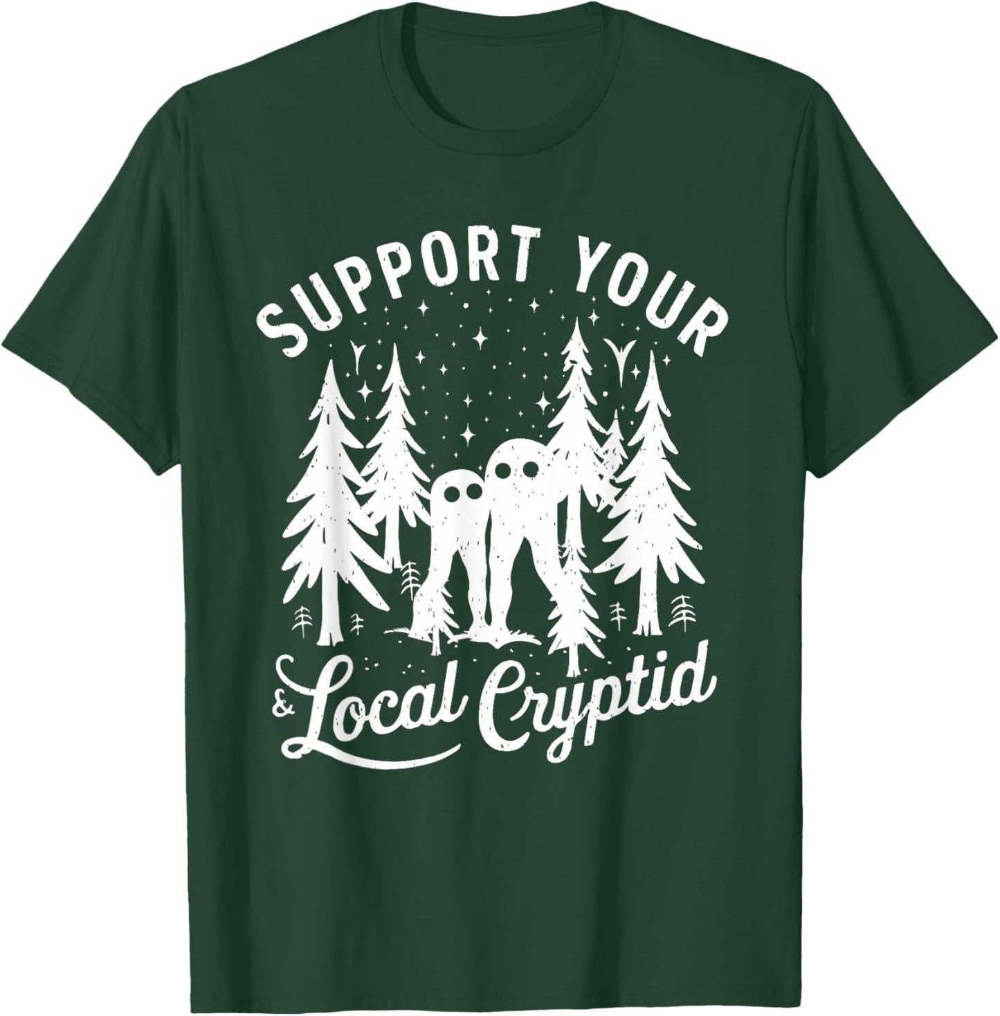 Support Your Local Cryptid Fresno Nightcrawlers T-Shirt - T-Shirt | Forest