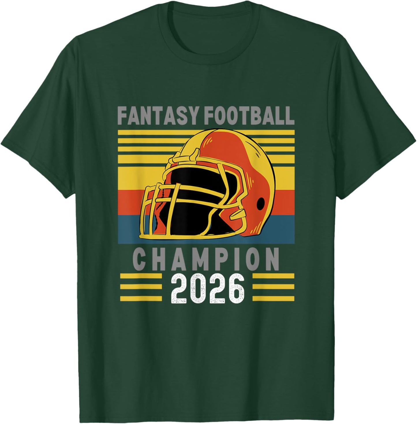 Fantasy Football 2026 League Champion Winner, 2026 FFL Champ T-Shirt - T-Shirt | Forest