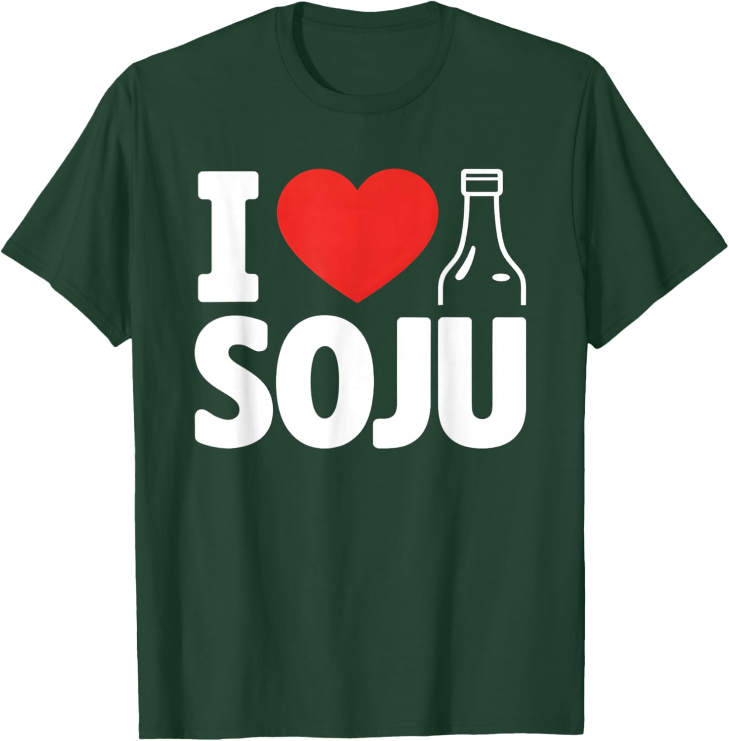I Love Soju T-Shirt - T-Shirt | Forest