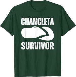 Puertorican ,chancleta survivor,funny saying 2025 T-Shirt - T-Shirt | Forest