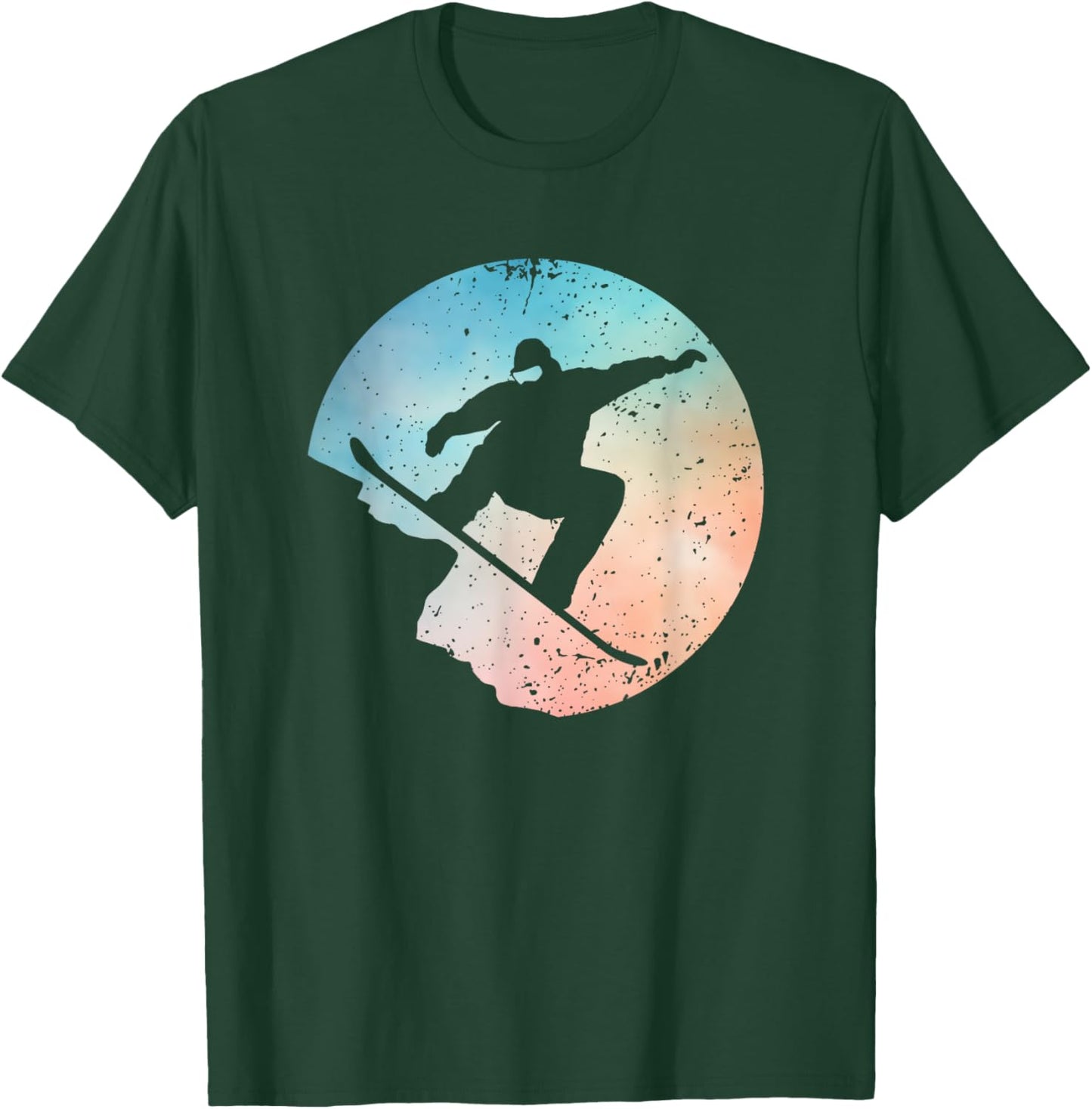 Funny Snowboarding Art Women Snowboard Snowboarder T-Shirt - T-Shirt | Forest