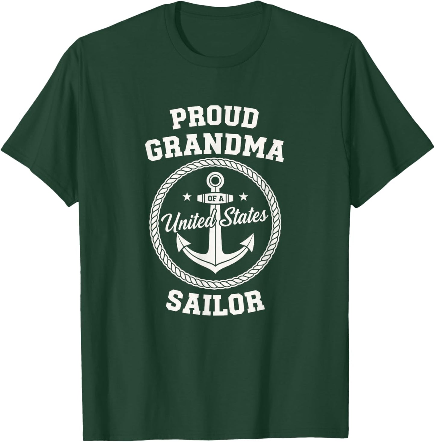 Grandparent Grandma of A Sailor T-Shirt - T-Shirt | Forest