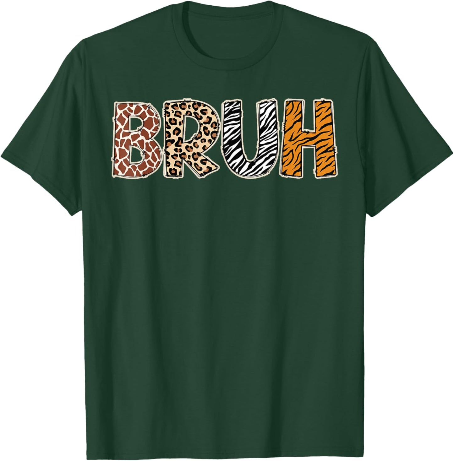 Safari Bruh Zookeeper Funny Animals Wildlife Boys Kids T-Shirt - T-Shirt | Forest
