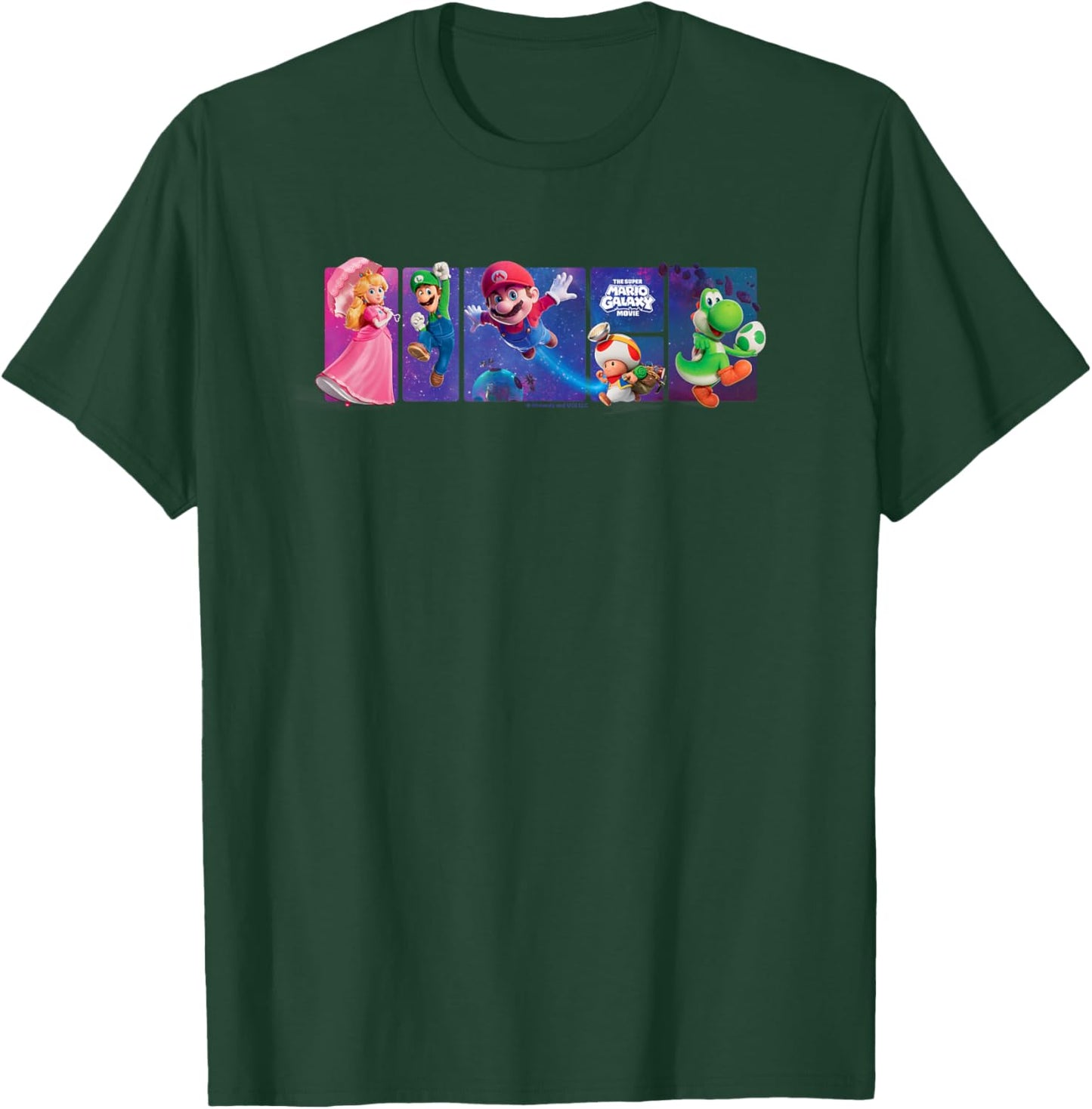 The Super Mario Galaxy Movie Cosmic Hero Panels T-Shirt - T-Shirt | Forest